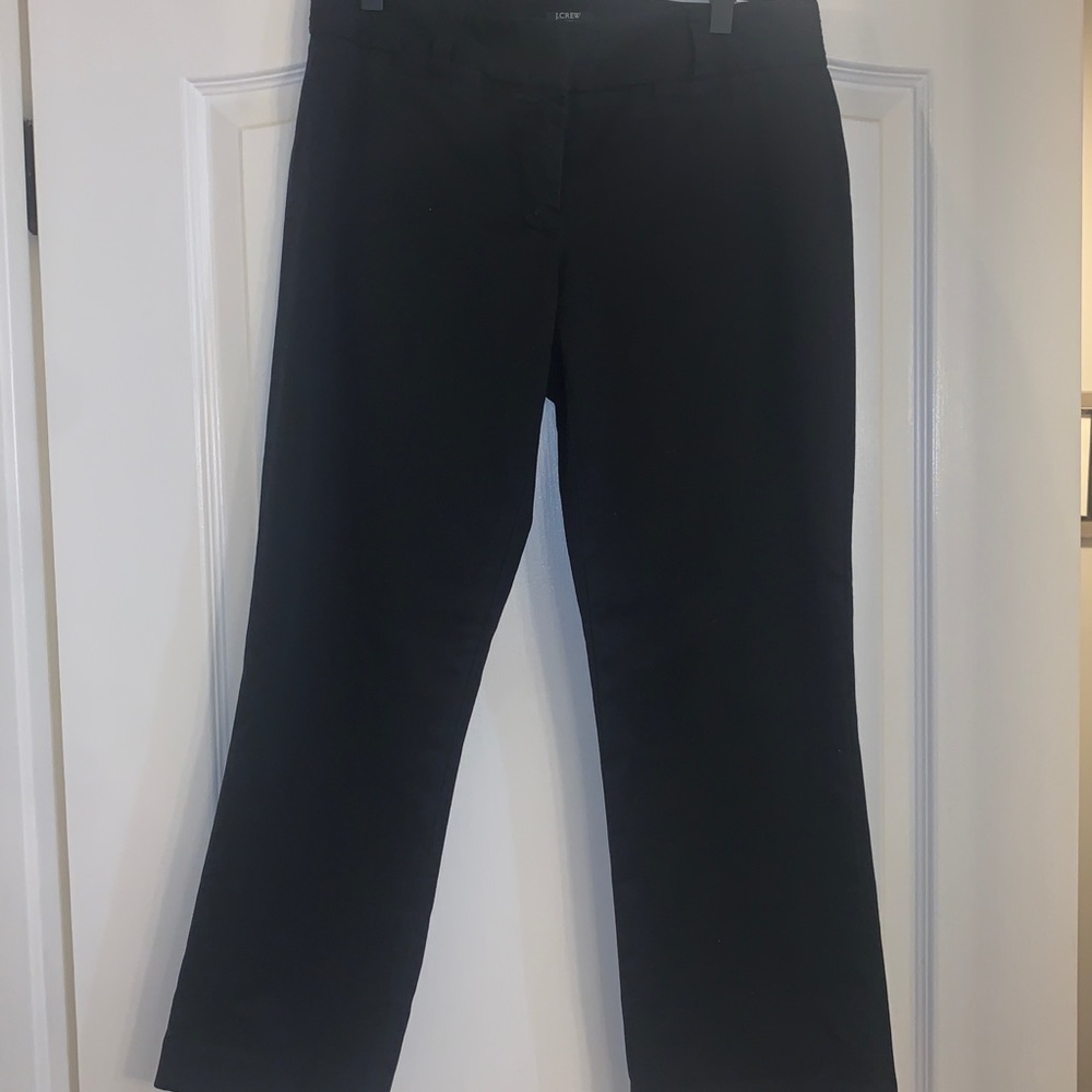 J Crew Stretch Black City Fit Size 4 Pants